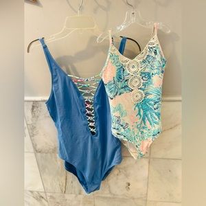 Lilly Pulitzer Mom and Me Isle Lattice swimsuit set